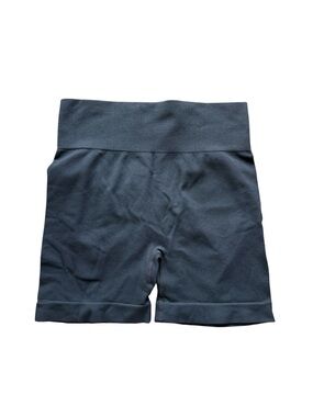 High-Waist Navy Active Shorts